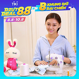 Mua Máy khâu mini cho gia đình - May được nhiều loại vải - Tiện Lợi - Nhỏ gọn - Dễ dàng sử dụng