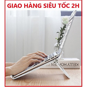 Hình ảnh Giá Đỡ, Kệ Nâng Đỡ Tản Nhiệt Cho Máy Tính, Macbook, Laptop, Ipad 24.5cm-Giao Màu nGẫu Nhiên