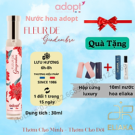 Nước hoa thùy tiên,nước hoa nữ chính hãng adopt Fleur De Gingembre hương tươi mát thơm lâu dung tích 30ml