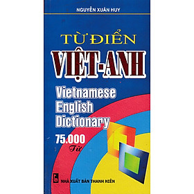 Hình ảnh sách Từ Điển Việt - Anh (75000 Từ)_HA