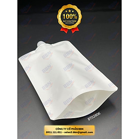 100 túi đáy đứng nắp vặn trắng sữa 500ml 13.5 x 22.5cm