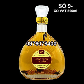 Bình Rượu Thủy Tinh Cao Cấp 500ml. Mẫu XO Có Khóa Vàng