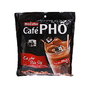 Cà phê sữa đá MacCoffee Café Phố ( 24g x 30 gói )
