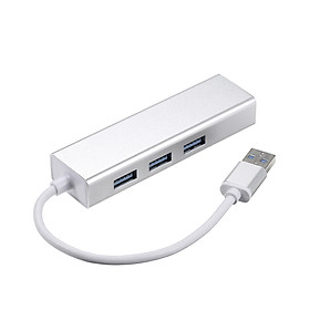 Bộ Chuyển Đổi Thẻ Mạng Cổng USB3.0 Hub 3 Sang Ethernet LAN RJ45 Cho Máy Tính Xách Tay