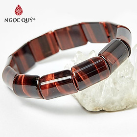 Vòng tay đá mắt hổ bản 15x13mm - Ngọc Quý Gemstones