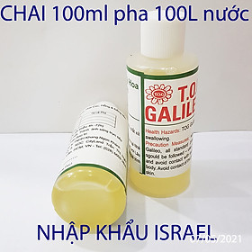 Nước Cắm Hoa Lâu Tàn Tại Vựa Bán Hoa Tươi (Combo 2 Chai 100ml) Nhập Khẩu Israel TOG Galileo Giúp Kiềm Hoa Không Nở Tại Vựa Và Không Thay Nước Trong Xô 5 Ngày Liên Tục