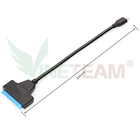 Mua Cáp Chuyển Đổi Kết Nối Ổ Cứng HDD Từ USB 3.0 Sang Sata 22 Pin 2.5 Inch - Hàng Chính Hãng Vinetteam