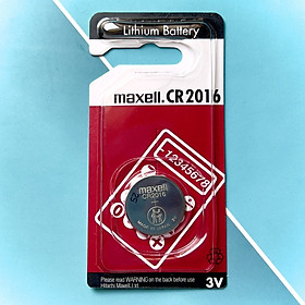 Vỉ 1 Viên Pin Maxell CR2032 / CR2025 / CR2016 Lithium 3V Cao Cấp Made In Japan Siêu Bền