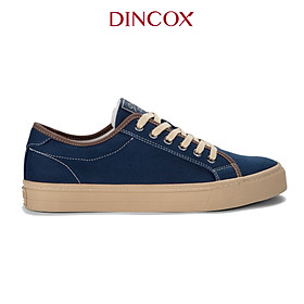 Giày Sneaker Vải Canvas Nam Nữ E12 Dark Navy Dincox