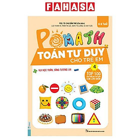 Sách POMath - Toán Tư Duy Cho Trẻ Em 4-6 Tuổi (Tập 4)