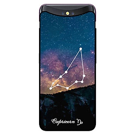 Ốp in cho Oppo Find X Cung Hoàng Đạo - Capricorn - Hàng chính hãng