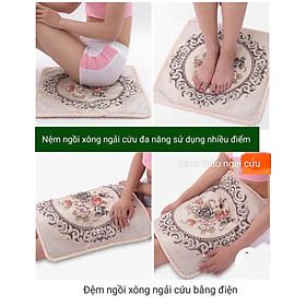 Mua LÓT ĐỆM NGẢI CỨU SƯỞI ẤM BẰNG ĐIỆN GIÚP LƯU THÔNG KHÍ HUYẾT.THẢM NGỒI NGẢI CỨU BẰNG ĐIỆN