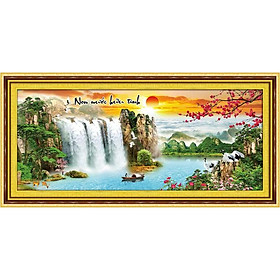 Mua Tranh thêu chữ thập Non nước hữu tình DLH-222989