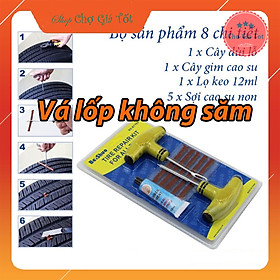 Bộ tự vá lốp không săm ô tô xe máy,cứu hộ phượt thủ BS-BT109