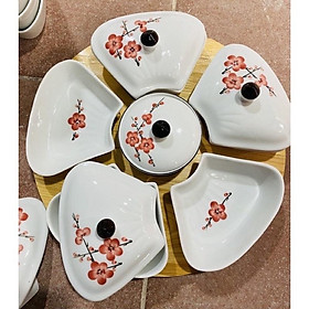 Mua Khay đựng mứt tết. Gốm sứ Bát Tràng