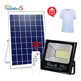 Mua Đèn năng lượng mặt trời 300W Suneco  đèn pha led năng lượng mặt trời  chống nước IP67  Bảo hành 24T  Tặng kèm áo Suneco