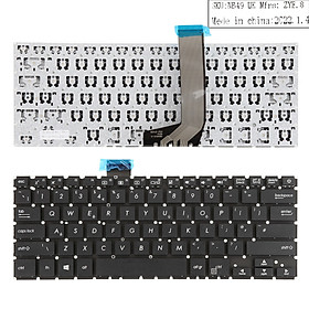 Bàn phím dành cho Laptop ASUS Vivobook 14 X405U X405UA X405UQ X405UR Keyboard US Black
