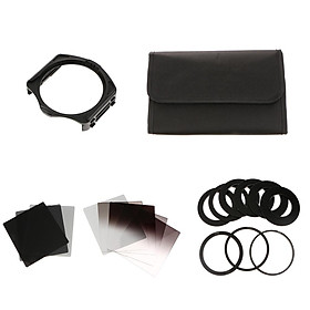 Complete ND 2 4 8 16 Filter Kit For Cokin P Holder + 9 X Adapter Ring 58mm