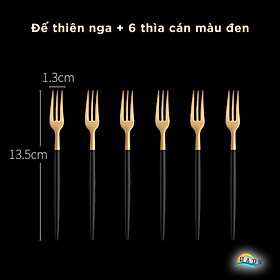 Mua Dĩa Nĩa Ăn Hoa Quả Trái Cây Cute Dễ Thương Inox Cao Cấp 304 Đạt Chất Lượng Đức HADU