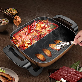 Mua Bếp lẩu nướng nồi lẩu kép 2 trong 1