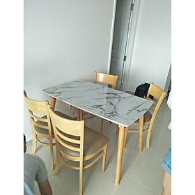 Mua bàn ăn cabin giả đá 4 ghế