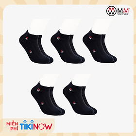 Combo 5 Đôi Tất Nam Vớ Nam Cổ Ngắn Lịch Lãm, Sang Trọng, Chất Liệu Sợi Cotton Co Giãn 4 Chiều Cao Cấp, Chống Hôi Chân MRM FASHION (Cùng Màu)