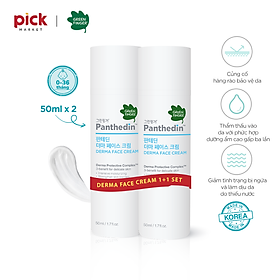 Combo 2 Kem Dưỡng Da Mặt Hàn Quốc Cho Bé Greenfinger Panthedin Derma Face