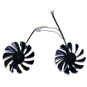 2PCS 95MM 4PIN 12V GTX 1070 GPU Fan For  KFA2 GALAXY GeForce GTX 1070 1070Ti 1080 EXOC SNPR Graphics Card cooling replace Fans