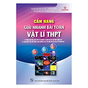 Nơi bán Cẩm Nang Giải Nhanh Bài Toán Vật Lý THPT - Giá Từ -1đ