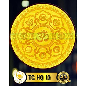 Đèn thờ hào quang trúc chỉ in tròn_M1318