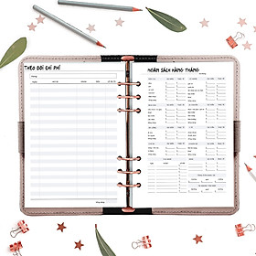 Giấy / Ruột refill sổ còng 6 lỗ A5 lập kế hoạch 60 tờ, định lượng 100gsm của Self Planner