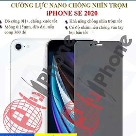 Dán chống nhìn trộm dành cho iPhone SE 2020 - Dán Cường lực dẻo nano