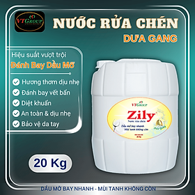 Nước rửa chén Zily can 20kg - Tặng 1 lau sàn Rick 1kg