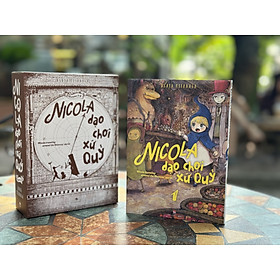 (Tặng kèm 02 Thẻ Nhân Vật) BOXSET NICOLA DẠO CHƠI XỨ QUỶ (4 Tập) – Asaya Miyanaga – Katori dịch – NXB Kim Đồng