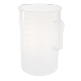 2000ml Plastic Measuring Cup W/ Handle Graduated Beaker Laboratory Equipment