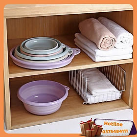 Mua Thau Nhựa Gấp Gọn Tiết Kiệm Không Gian Size Nhỏ 30Cm Thiết Kế Đặc Biệt Có Thể Gấp Gọn Lại Và Cất Gọn Gàng Mà Không Chiếm Nhiều Diện Tích Khi Không Sử Dụng - Giao Ngẫu Nhiên - Hàng Loại 1