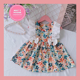 Đầm bé gái NHƯ Ý HOUSE'S- váy trẻ em hàng thiết kế đủ size từ 1- 8 tuổi- Váy hoa sắc màu