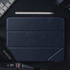 Bao da cho iPad Pro 11 inch 2022 Nillkin Bevel Leather Case - Hàng Chính Hãng