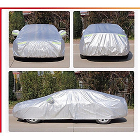 Bạt Trùm Che Phủ ô tô 3 lớp tráng Nhôm Chống Xước, Chống Nắng, Chống Mưa - Hàng loại dầy cao cấp