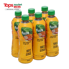 Lô 6 Chai Trà Chanh Dây Hạt Chia Fuzetea 450 ML