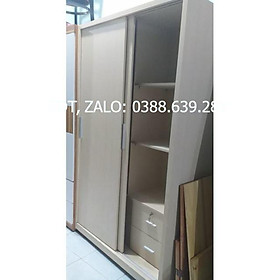 Tủ áo cửa lùa ngang 1m2 cao 2m sâu 60