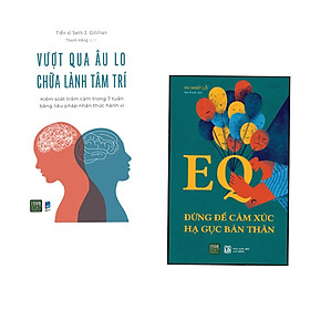 Combo 2 cuốn kĩ năng sống hay: EQ - Đừng Để Cảm Xúc Hạ Gục Bản Thân+Vượt Qua Âu Lo, Chữa Lành Tâm Trí - Kiểm Soát Trầm Cảm Trong 7 Tuần Bằng Liệu Pháp Nhận Thức Hành Vi+ 