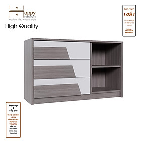 [Happy Home Furniture] PONIX, Tủ lưu trữ 3 ngăn kéo, 96cm x 32cm x 58cm ( DxRxC), THK_115
