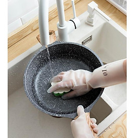 Mua Găng Tay Cao Su Siêu Dai Làm Bếp Làm Vườn Căt Không Đứt