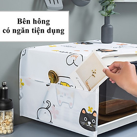 Mua Tấm Phủ Lò Vi Sóng / Lò Nướng Họa Tiết Tinh Tế Có Ngăn Bên Hông Tiện Dụng (NGẪU NHIÊN)