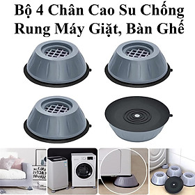 Mua Bộ 4 Chân Cao Su Chống Rung Chân Máy Giặt  Bàn Ghế Đa Năng ( Hộp Vàng)