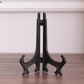 Mua Combo 5 GIÁ ĐỠ ĐĨA TRƯNG BÀY NHỰA MÀU ĐEN CAO 17 5 cm