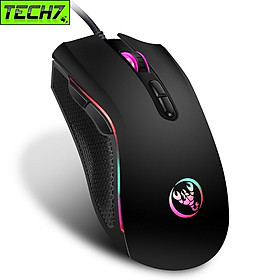 Chuột LED RGB 3200 DPI Gaming Mouse A868 chống mỏi cổ tay cho máy tính laptop hàng nhập khẩu