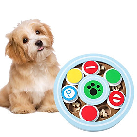 Dog Puzzle Feeder Toy, Puppy Treat Dispenser Puzzle Slow Feeder Dog Toy, Dog Training Game Feeder, Improve IQ Puzzle Bowl for Puppy Pets