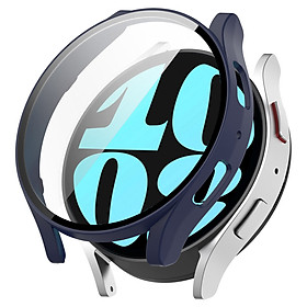 Ốp Case PC Mặt Kính Cường Lực chống va đập cho Samsung Galaxy Watch 6 40mm / 44mm - Hàng Chính Hãng